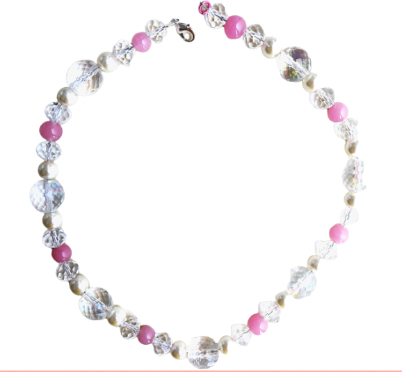Pink and Pearly Necklace