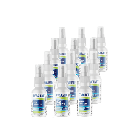 CovaGuard™ Antimicrobial Hand Sanitizer Spray - 2 oz (12-Pack)