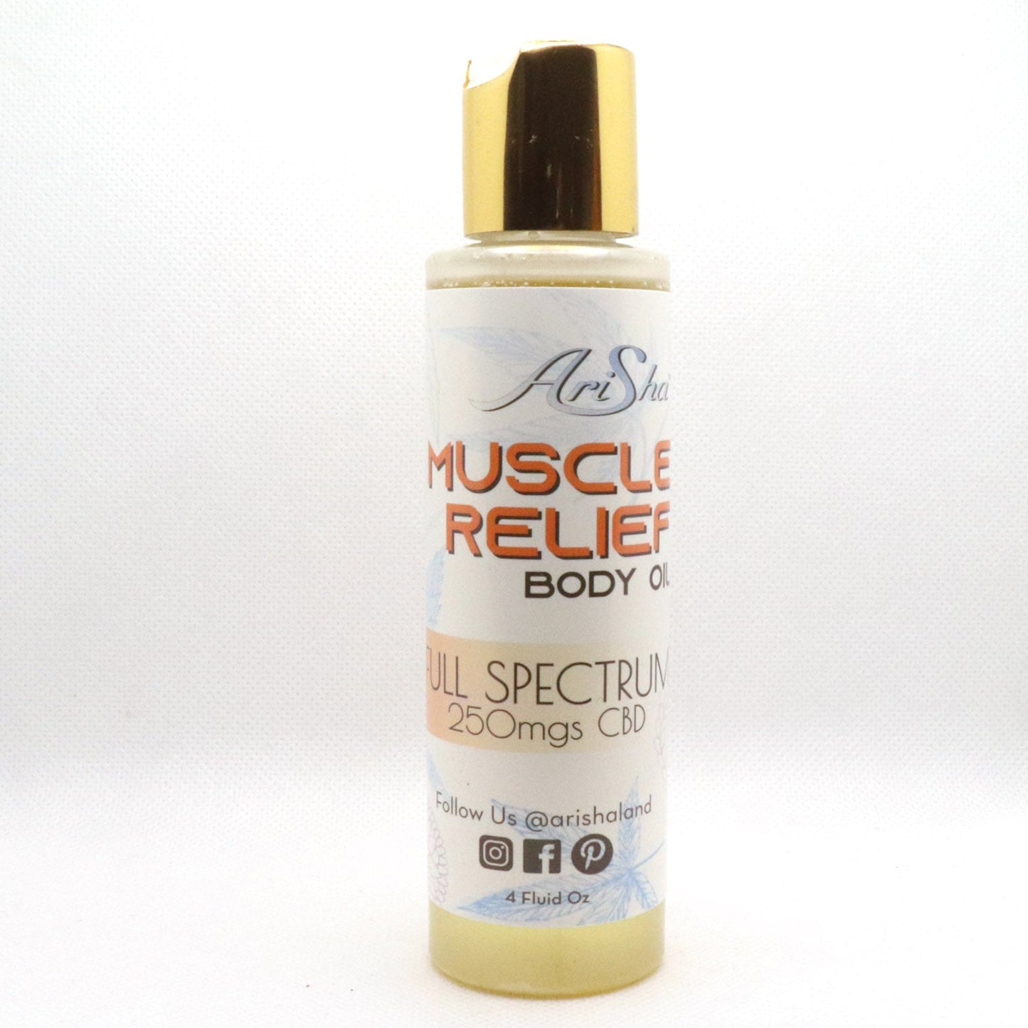 Muscle Relief Body Oil (120 ml, 250 mg CBD)